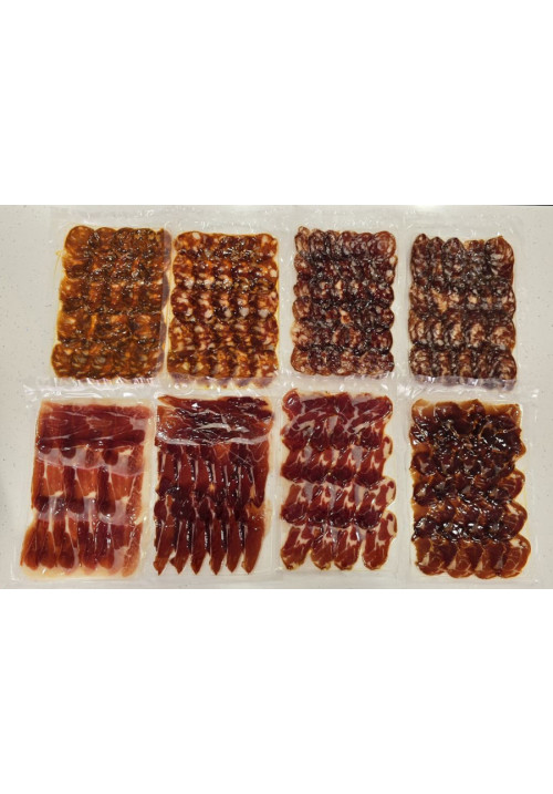 Lote Sobres Surtidos – 2 Jamón, 2 Salchichón, 2 Chorizo y 2 Lomo (8 sobres)