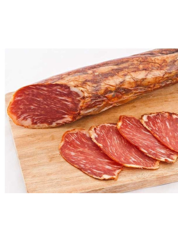 Lomo de Cebo Ibérico 50% Raza Ibérica – Loncheado 80 g / Pieza 300 g Origen Guijuelo