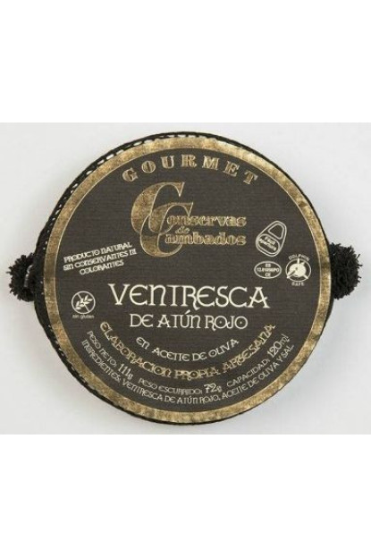 Ventresca de Atún Rojo en Aceite de Oliva – Lata 120 g Gourmet