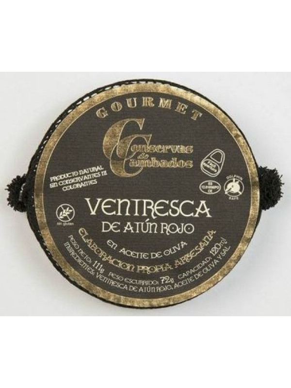 Ventresca de Atún Rojo en Aceite de Oliva – Lata 120 g Gourmet