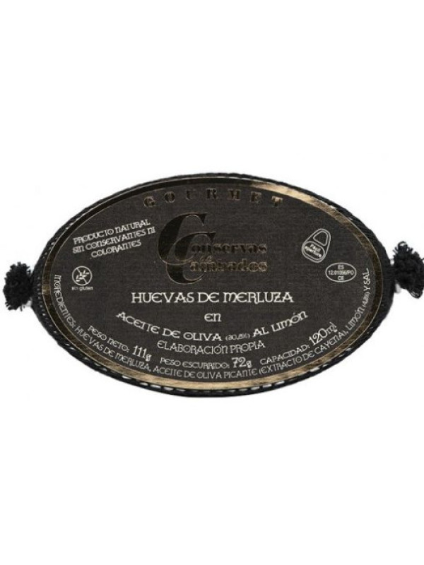 Huevas de Merluza al Limón – Lata 120 g