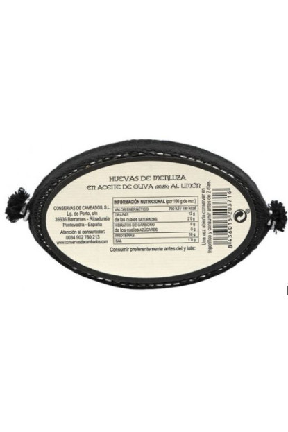 Huevas de Merluza al Limón – Lata 120 g