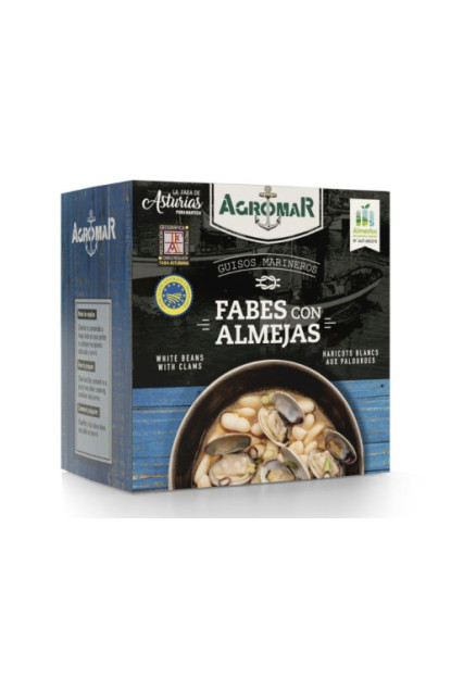 Fabes Asturianas IGP con Almejas – Lata 420 g